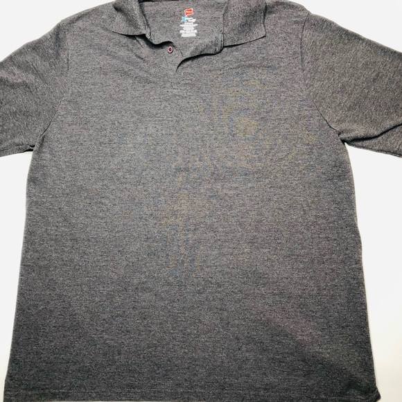 Bundle of 6 Hanes Mens Collared Grey Shirts, Office Casual, Work, XL - Picture 12 of 14